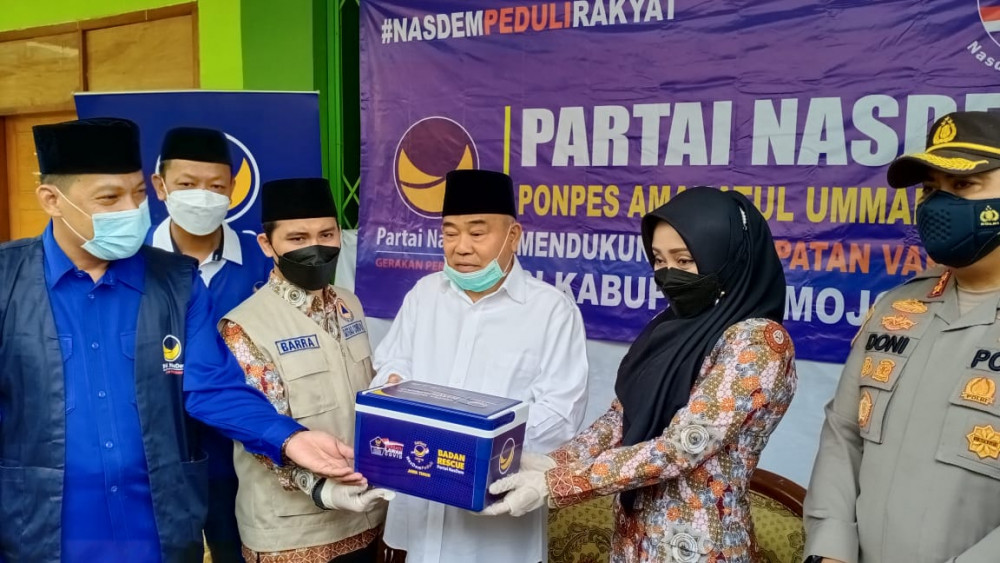 Soewandy Firdaus  Kejar Target  Vaksinasi Ponpes dan Industri Padat Karya